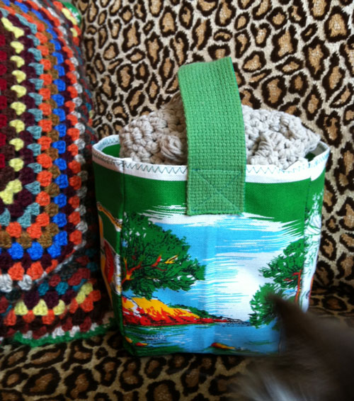 tuto sac torchon imprimé fini