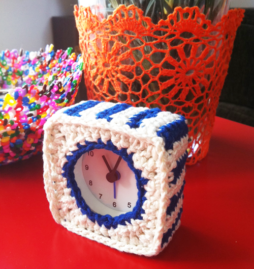 reveil ikea relooké au crochet