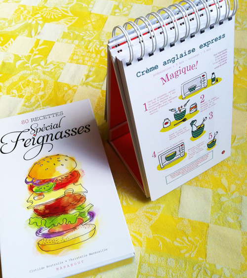 Photo - livre "80 recettes - spécial feignasses" Marabout www.tambouille.fr