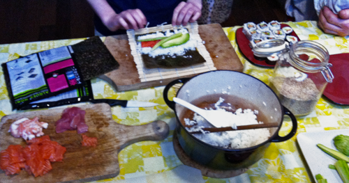 fabrication de sushis maison www.tambouille.fr