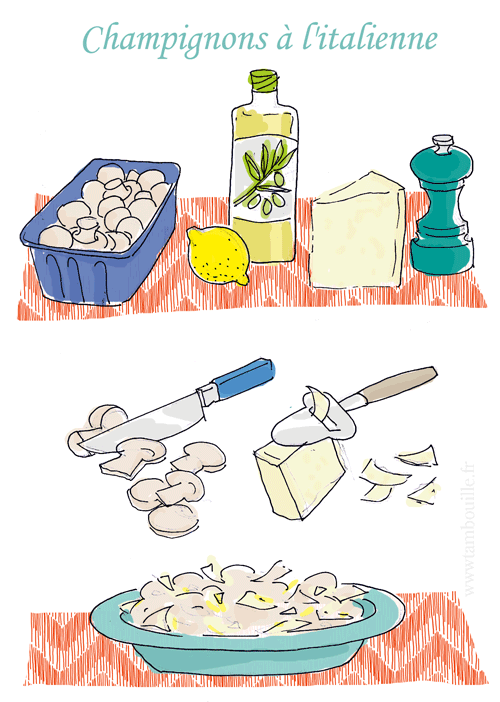 champignons parmesan tambouille.fr