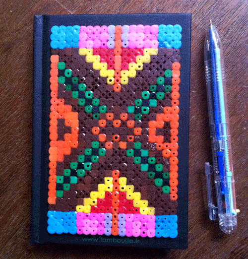 carnet perles à écraser www.tambouille.fr