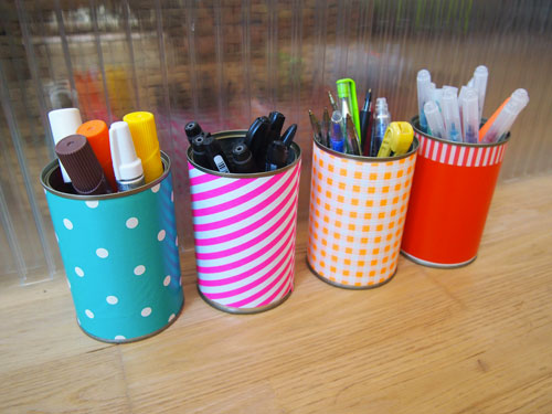 pots à crayons et papier cadeau 2 www.tambouille.fr